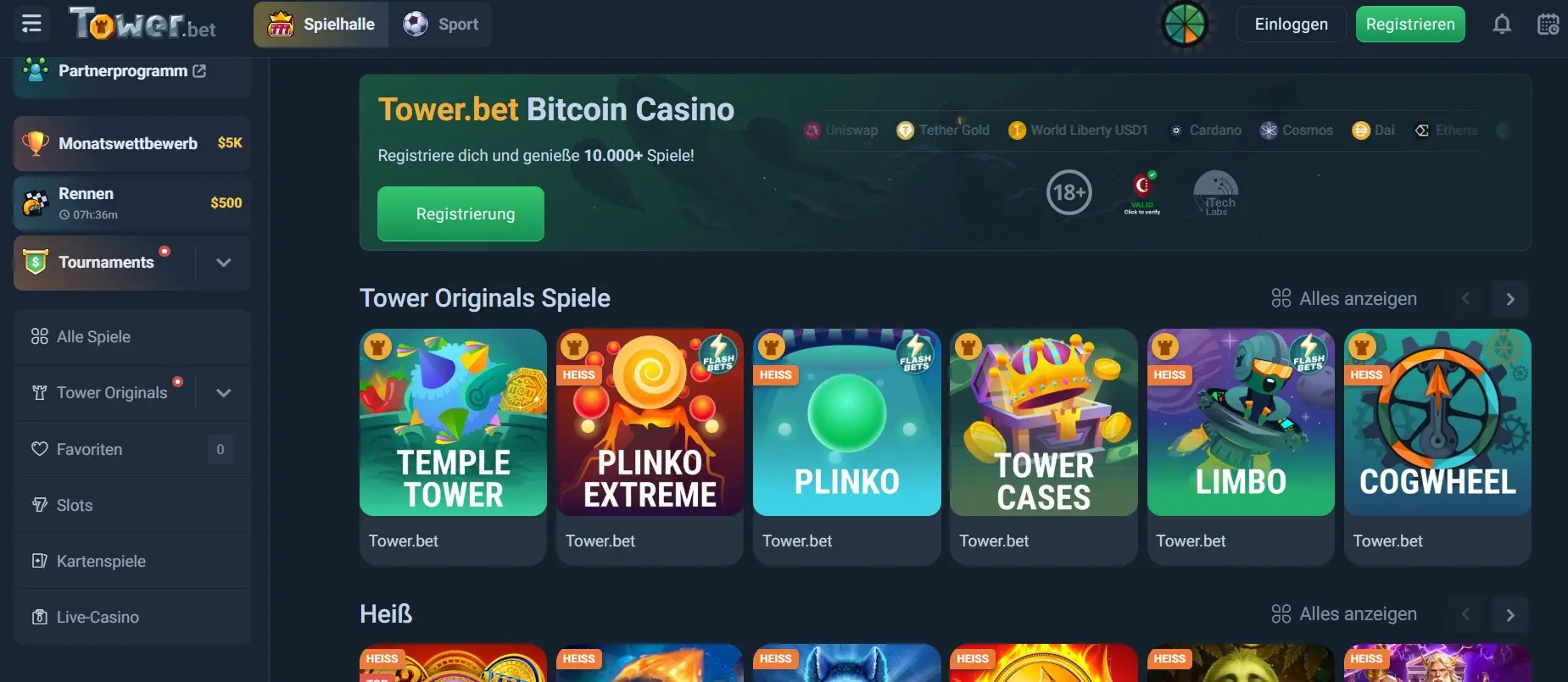 TowerBet Casino Spiele.