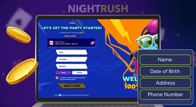 Laptop showing Mr Pacho with registration page.