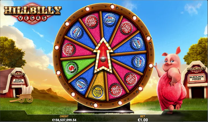 Hillbilly Vegas Slot logo.