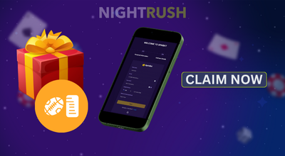 A phone with Spinbet, a Claim Now button, a box and a sports betting symbol on a blue setting.