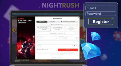 Megapari Casino registration page