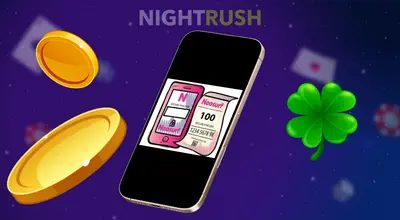 Smartphone displaying a Neosurf code and receipt with floating coins and a clover.