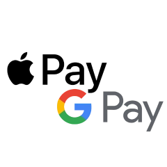 Google Pay and Apple Pay icons