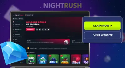 BetFury Casino homepage screen