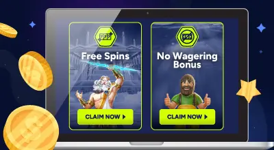 Free spins and no wagering casino bonuses