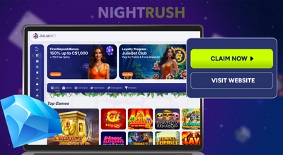 Juliebet Casino homepage