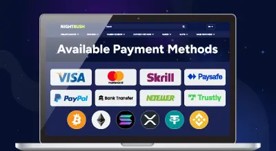 Various online casino payment methods