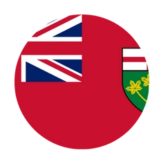 Ontario flag icon.