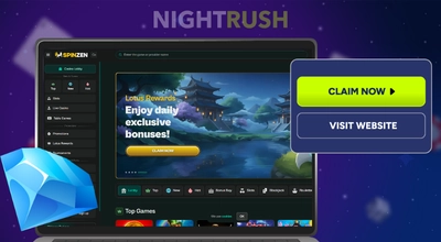 Spinzen Casino mainpage