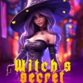 Witch's Secret slot against a purple background.
