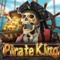 Pirate King slot against a blue background.