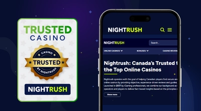 Trusted casinos listed by Nightrush