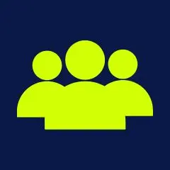 Icon representing equal access for all users.