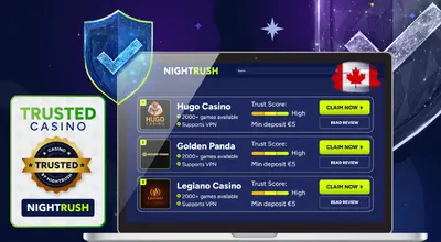 Trusted Canadian online casinos listed by Nightrush