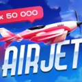 Game logo featuring a pink and white airplane in a blue sky.