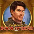 Logo for Book Of Dead featuring an explorer character against an Egyptian backdrop.