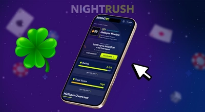 A smartphone displaying an online casino review with a Claim Now button.