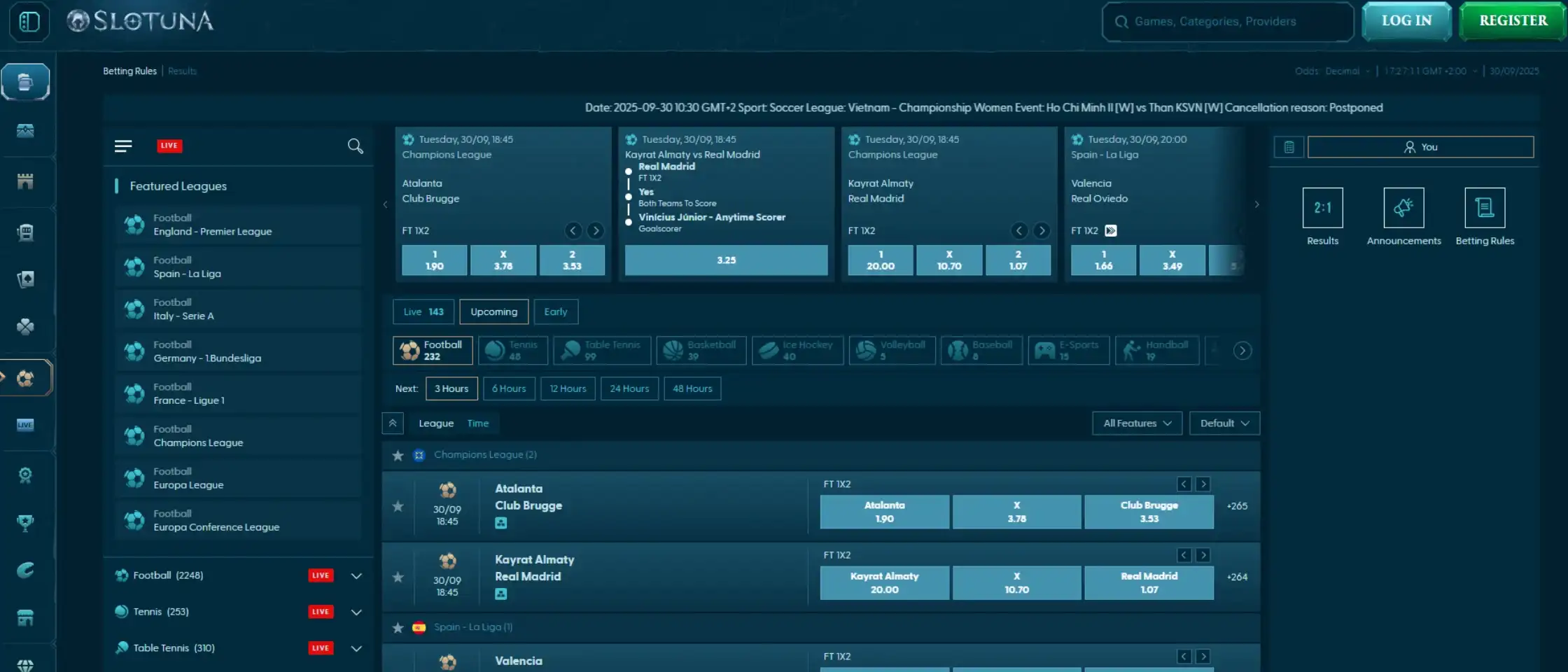 Slotuna casino sportsbook.