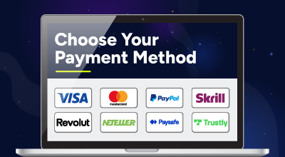 Online payment selection screen showing various transaction methods.