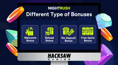 Casino bonuses for Hacksaw Gaming games