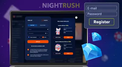 Monro Casino registration page