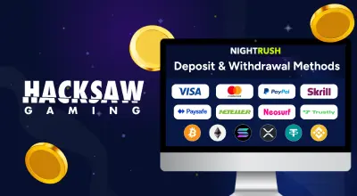 Depositing and withdrawing at Hacksaw Gaming casinos