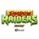 Shadow Raiders MultiMaxd text in brown and yellow colours with the Bang Bang logo.