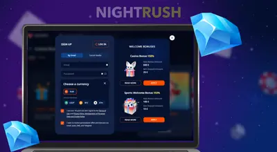 Monro Casino sign up page