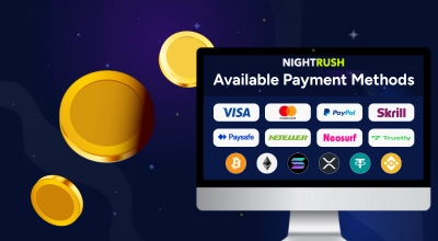 Infographic showing available payment methods.