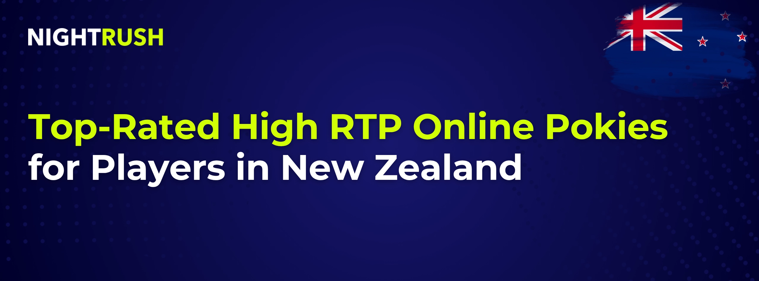 Top-Rated High RTP Online Pokies for Players in New Zealand on blue.
