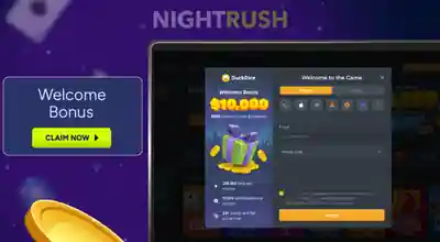 Laptop displaying crypto and cash deposit wallet options.