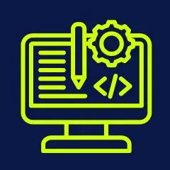 Icon representing operable website design.