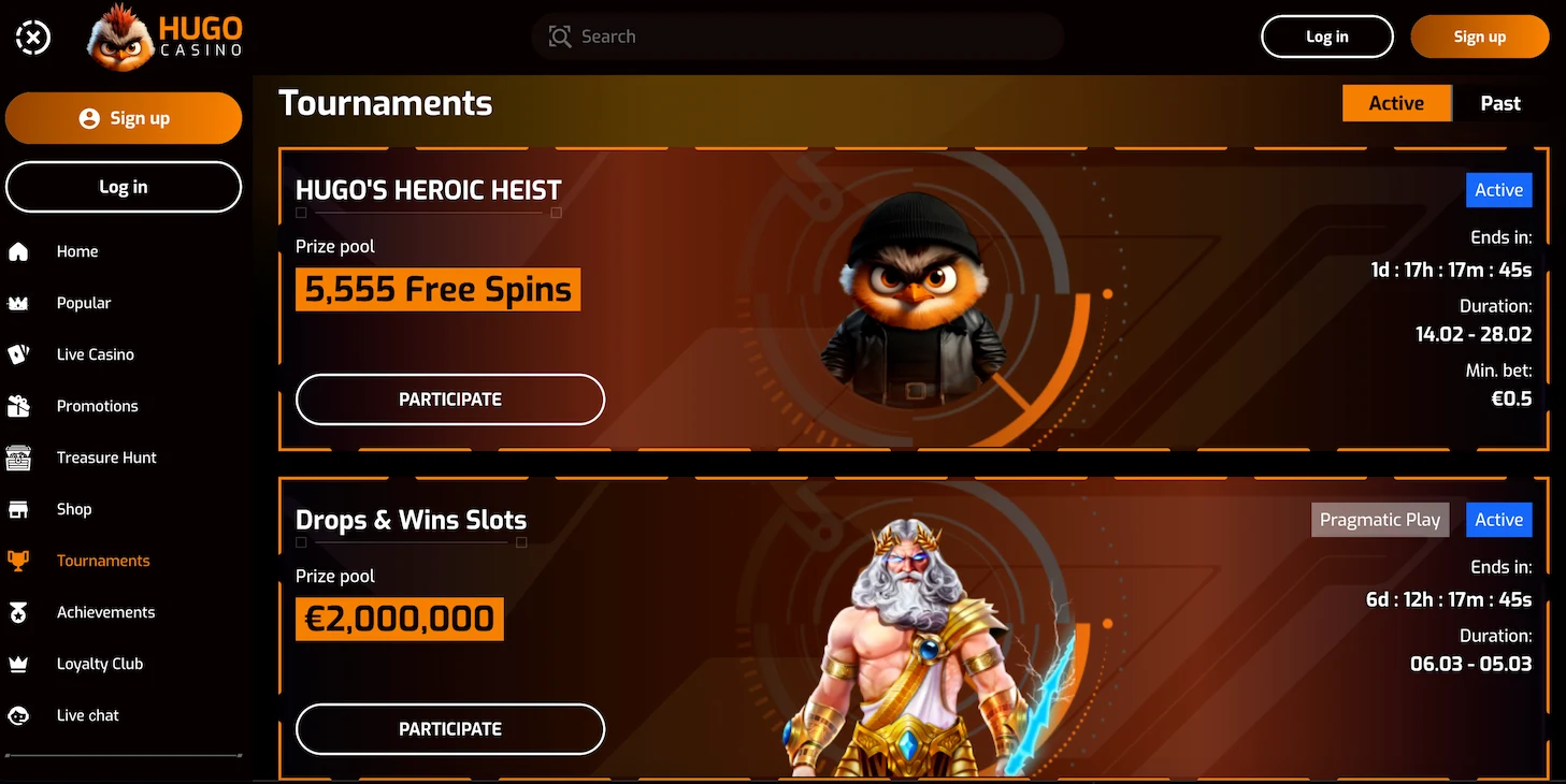 Hugo slots casino