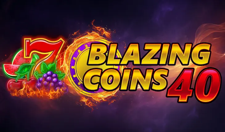 Blazing Coins 40 logo