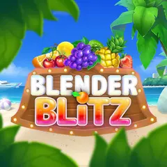 Blender Blitz slot with selected fruits against a blue background.