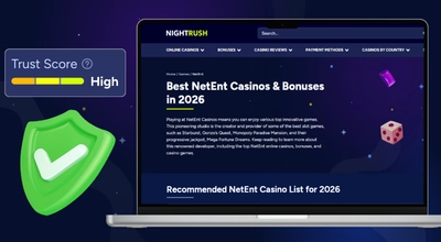NetEnt casinos listed by Nightrush