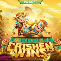 Caishen Wins slot against a yellow background.
