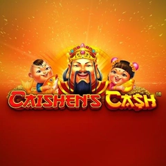Caishen's Cash slot against a red background.