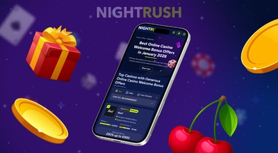 Smartphone screen displaying the best online casino welcome bonus offers.