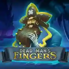 Dead Man’s Fingers slot with a pirate against a blue background.