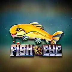 Fish Eye slot against a blue background