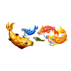 Icon of Fish Money symbol of Floating Dragon Megaways