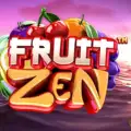 Fruit Zen logo scene with assorted fruits.