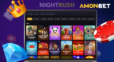 Amonbet Casino slot games page