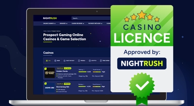Nightrush approved Prospect Gaming online casinos