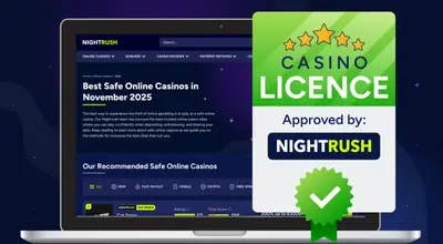 Nightrush approved safe online casino sites