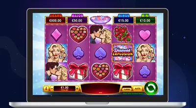Diamond Explosion slot game by RubyPlay