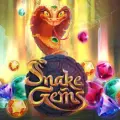 Snake Gems slot with a snake and gems in a colourful design.