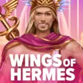 Wings of Hermes slot with a blonde Hermes figure in pink colour.