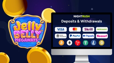 Jelly Belly Megaways deposit options.